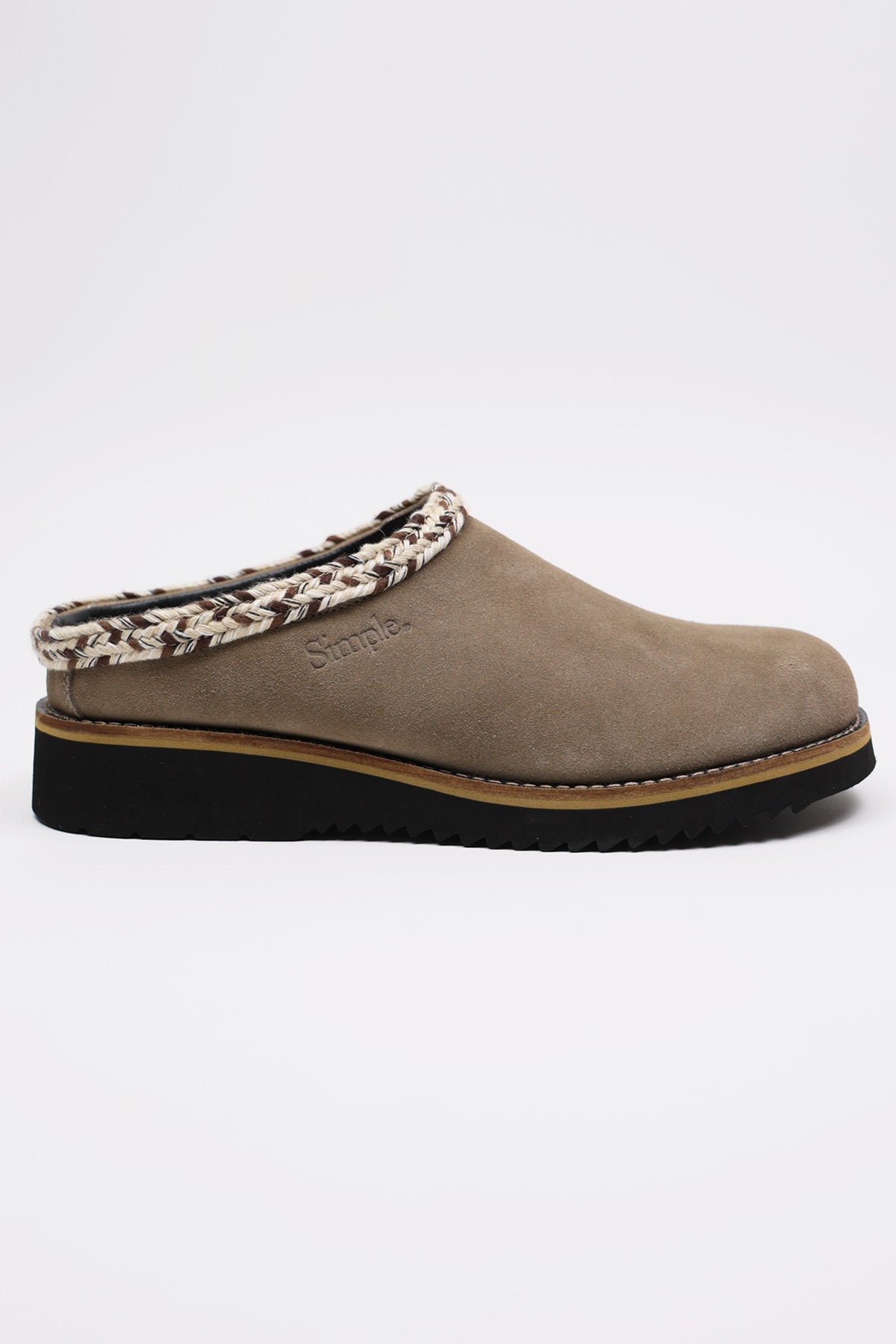 Simple - Original Clog - Suede - Taupe - Canoe Club