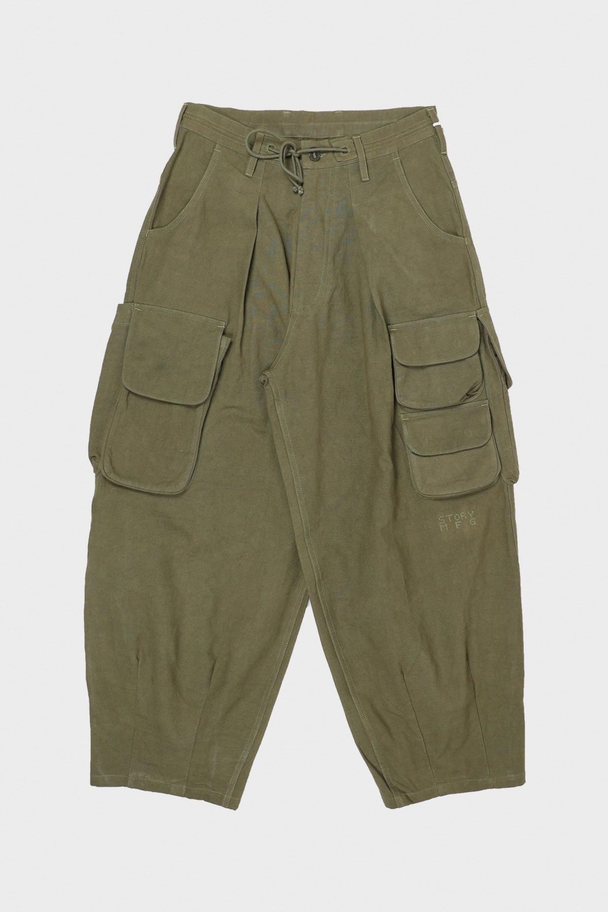 Story Mfg. - Forager Pant - Olive Slub - Canoe Club