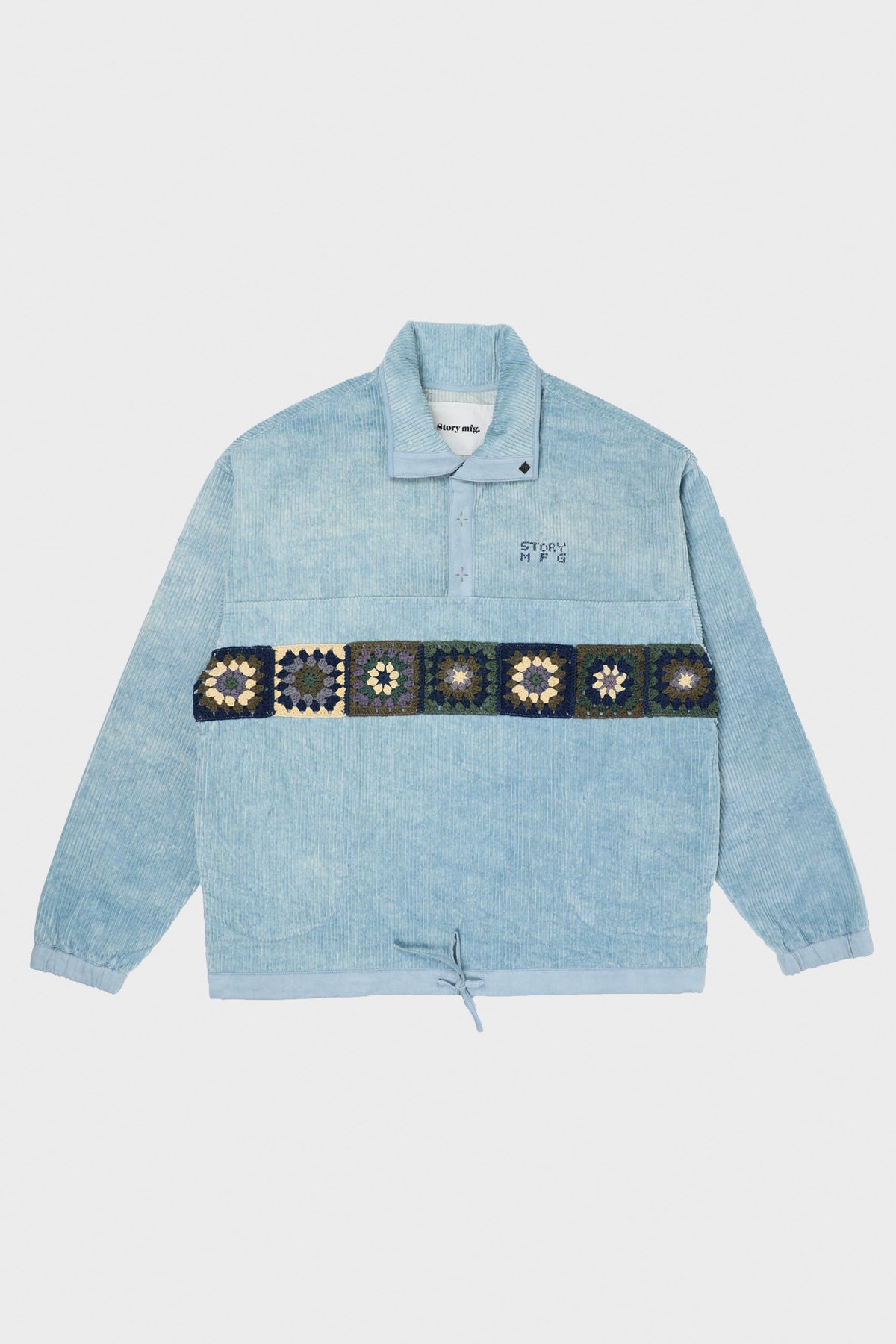 Story Mfg. - Polite Pullover - Sky Corduroy - Canoe Club