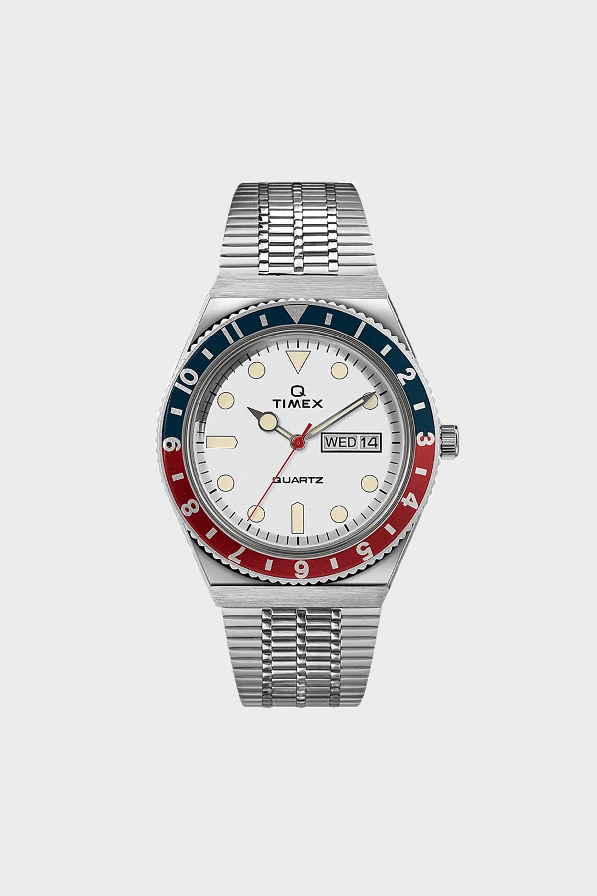 Timex - Q Reissue 38mm Stainless Steel Case - White - Canoe Club