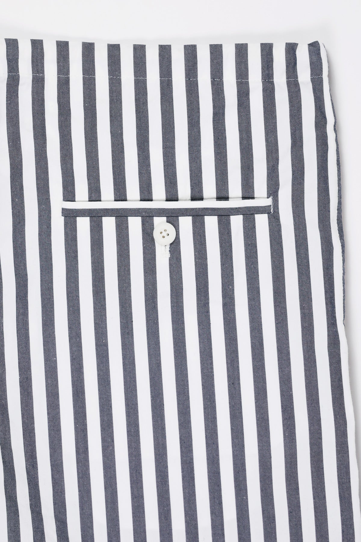 ts(s) - Block Stripe Drawstring Wide Shorts - Navy/White - Canoe Club