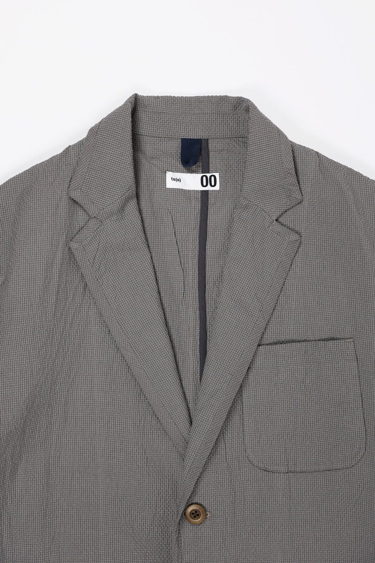 ts(s) - Seersucker 2 Button Jacket - Gray - Canoe Club