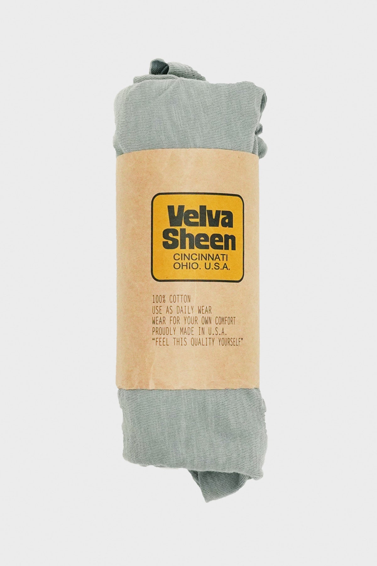 Velva Sheen - Long Sleeve Rolled Tee - Grey - Canoe Club