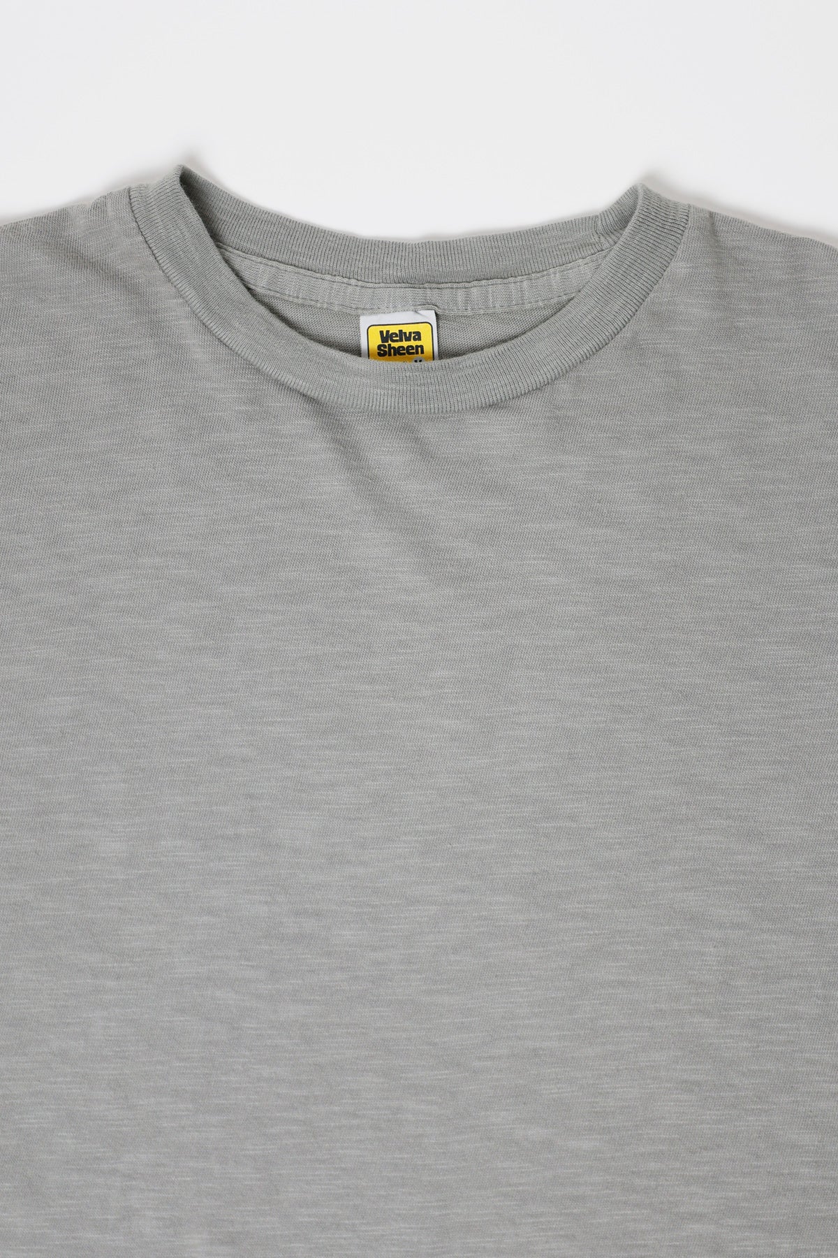 Velva Sheen - Short Sleeve Rolled Tee - Grey - Canoe Club