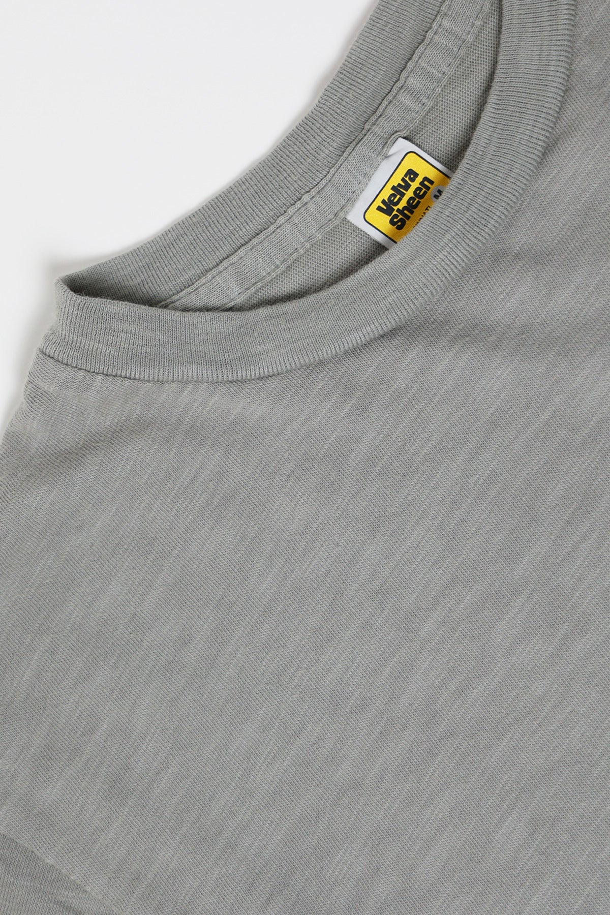 Velva Sheen - Short Sleeve Rolled Tee - Grey - Canoe Club