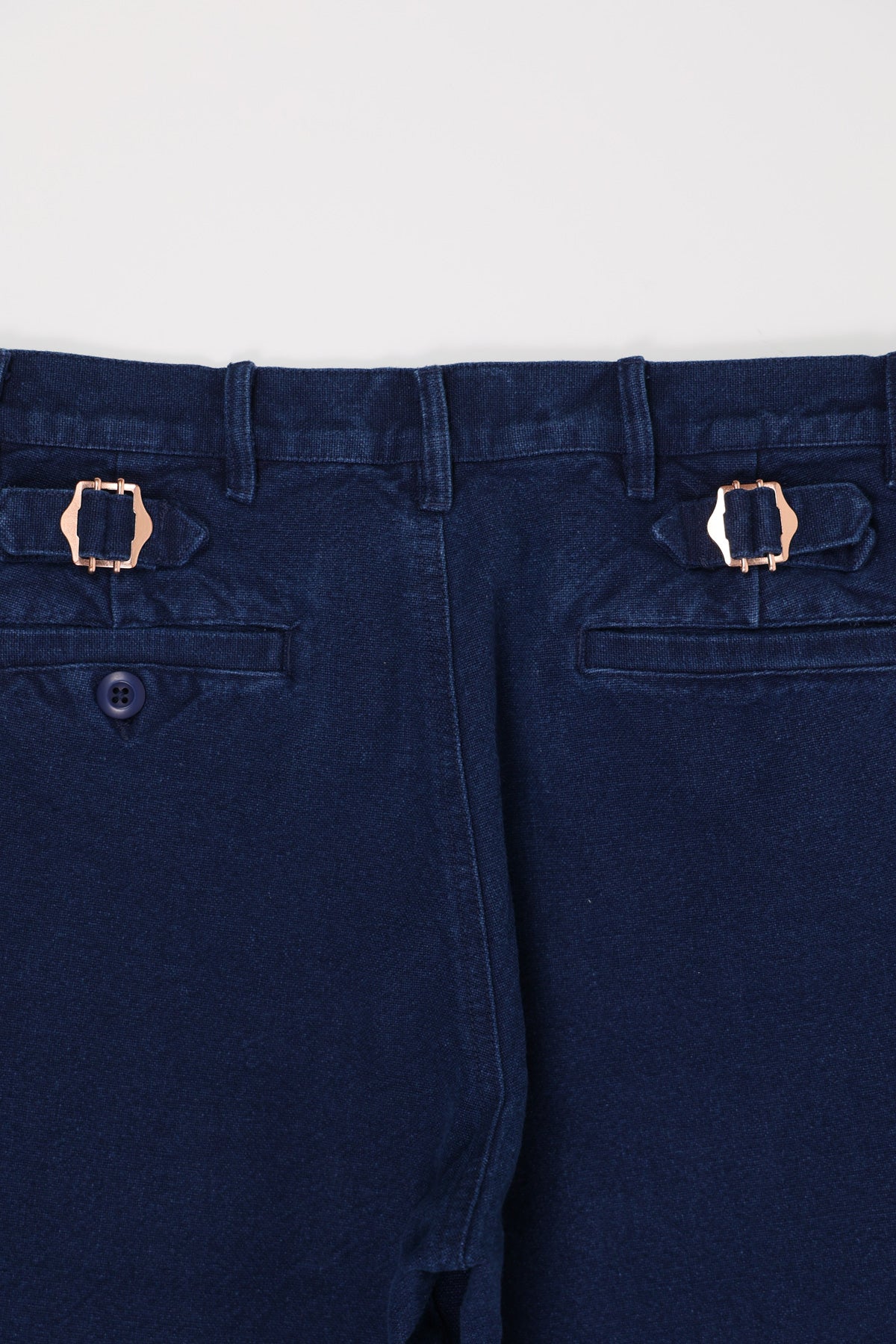 Wythe - Rustic Plainweave Flat Front Chino - Indigo - Canoe Club