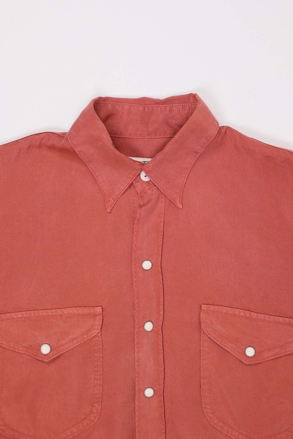 Wythe - Tencel Pearl Snap Shirt - Sandstone - Canoe Club