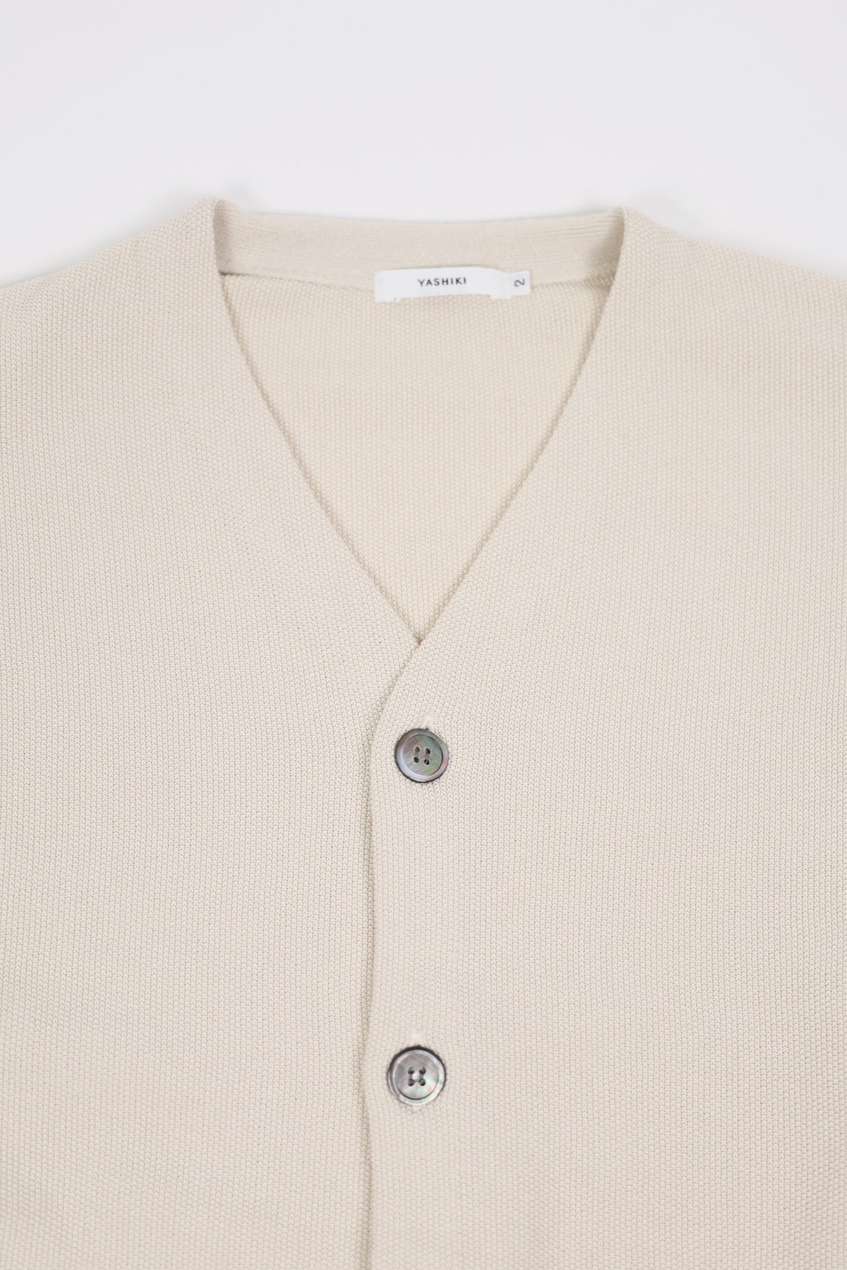 Yashiki - Hanaikada Cardigan - Ivory - Canoe Club