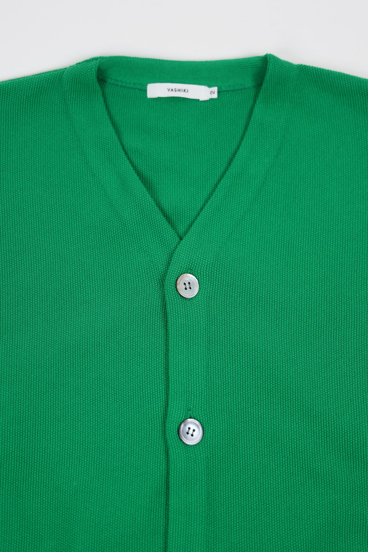 Yashiki - Hanaikada Cardigan - Kelly Green - Canoe Club