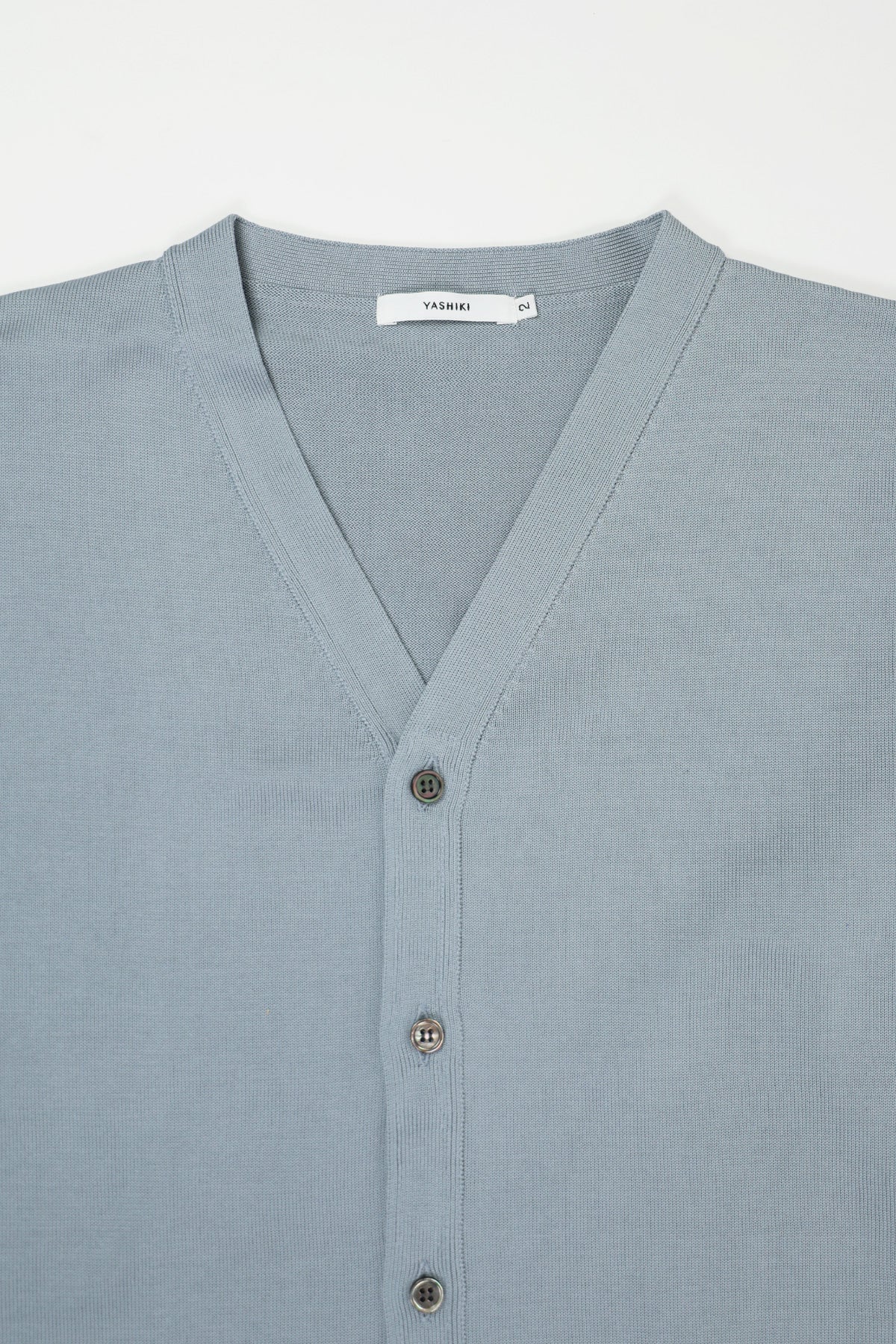 Yashiki - Satoyuki Cardigan - Pale Blue - Canoe Club