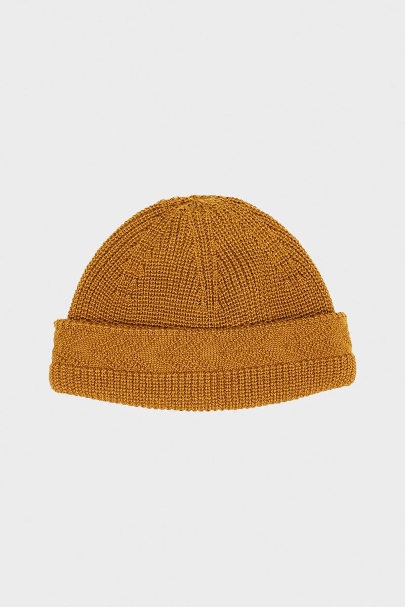 Yashiki Yagasuri Knit Cap | Mustard | Canoe Club