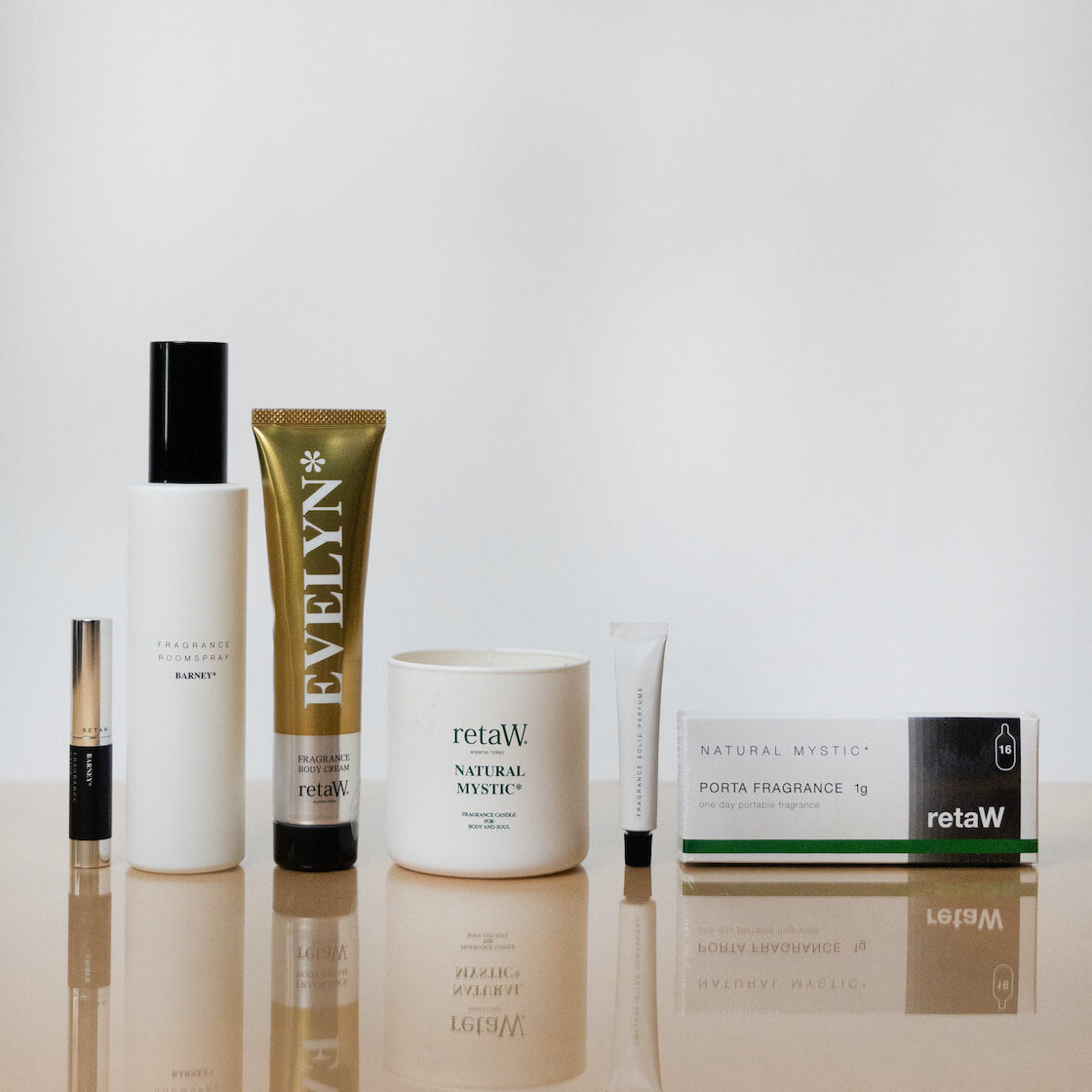 retaw scent fragrance feature with descriptions of the favorites oyl, evelyn, barney, natural mystic, and allen