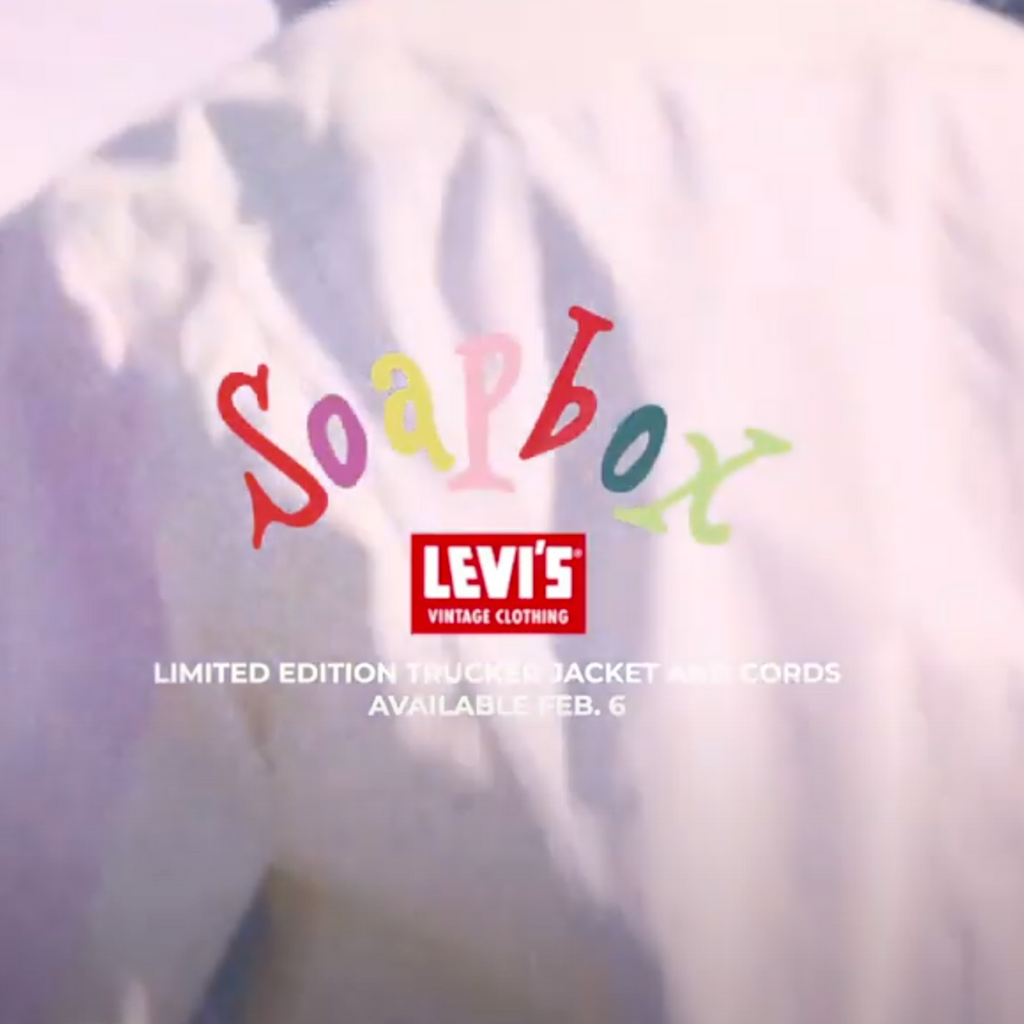 Limited edition Trucker & Cords teaser video 2020 levi's vintage clothing soapbox collection