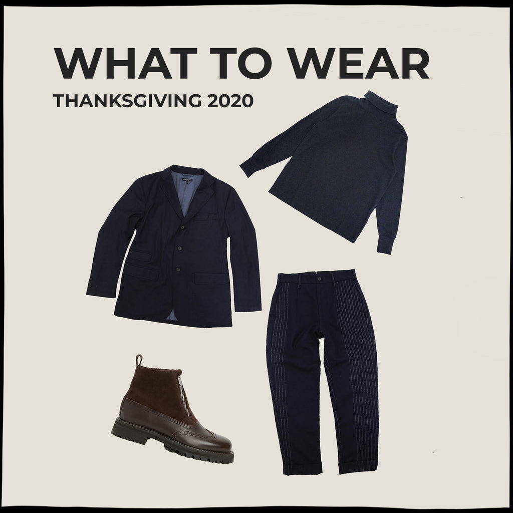 what to wear thanksgiving featuring noma t.d., engineered garments, orslow, hender scheme, kapital japan, visvim, lvc, needles, nanamica, cableami and velva sheen