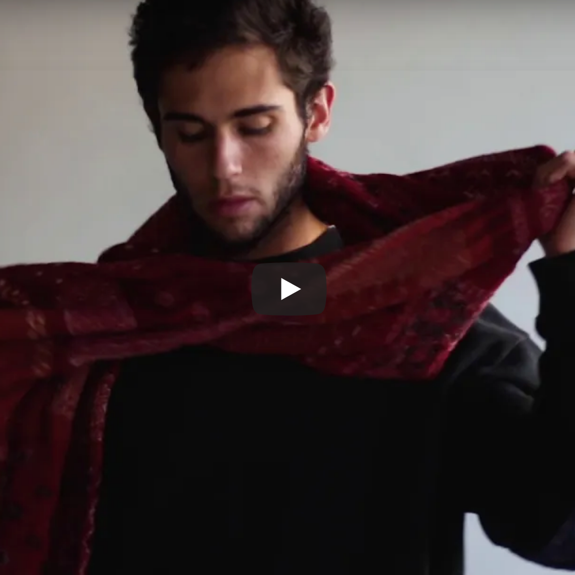 We're showing all the ways we can think to style our collection of Kapital Scarves from Fall/Winter 2020...