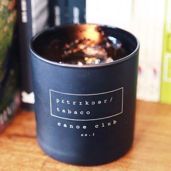 canoe club petrichor and tobacco scented candle