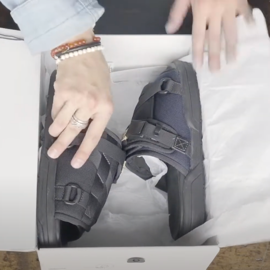 Unboxing the Visvim Christo Sandal in Two-Tone Black