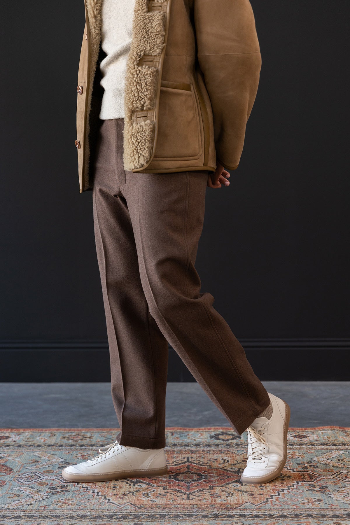 Lemaire - Maxi Chino Pants - Mushroom - Canoe Club