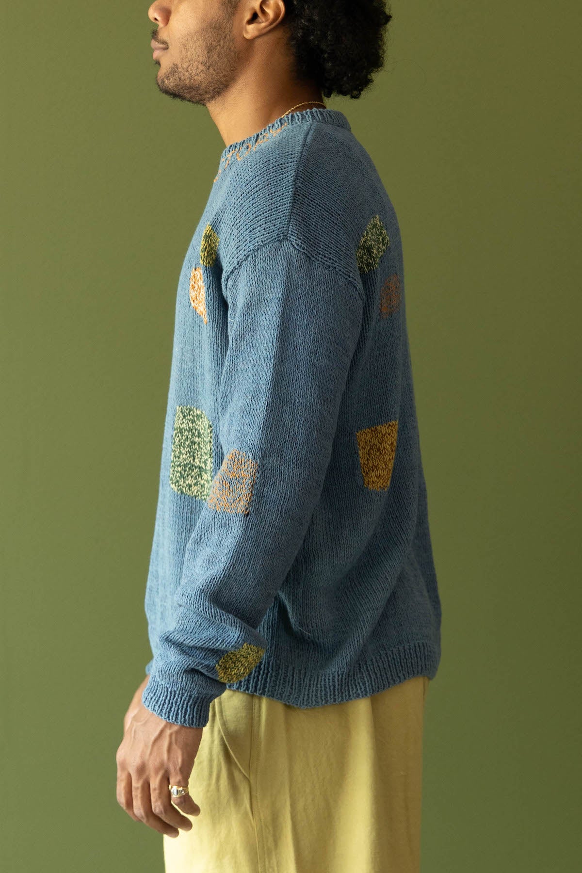 Story Mfg. - Spinning Jumper - Purple Darn-Knit - Canoe Club