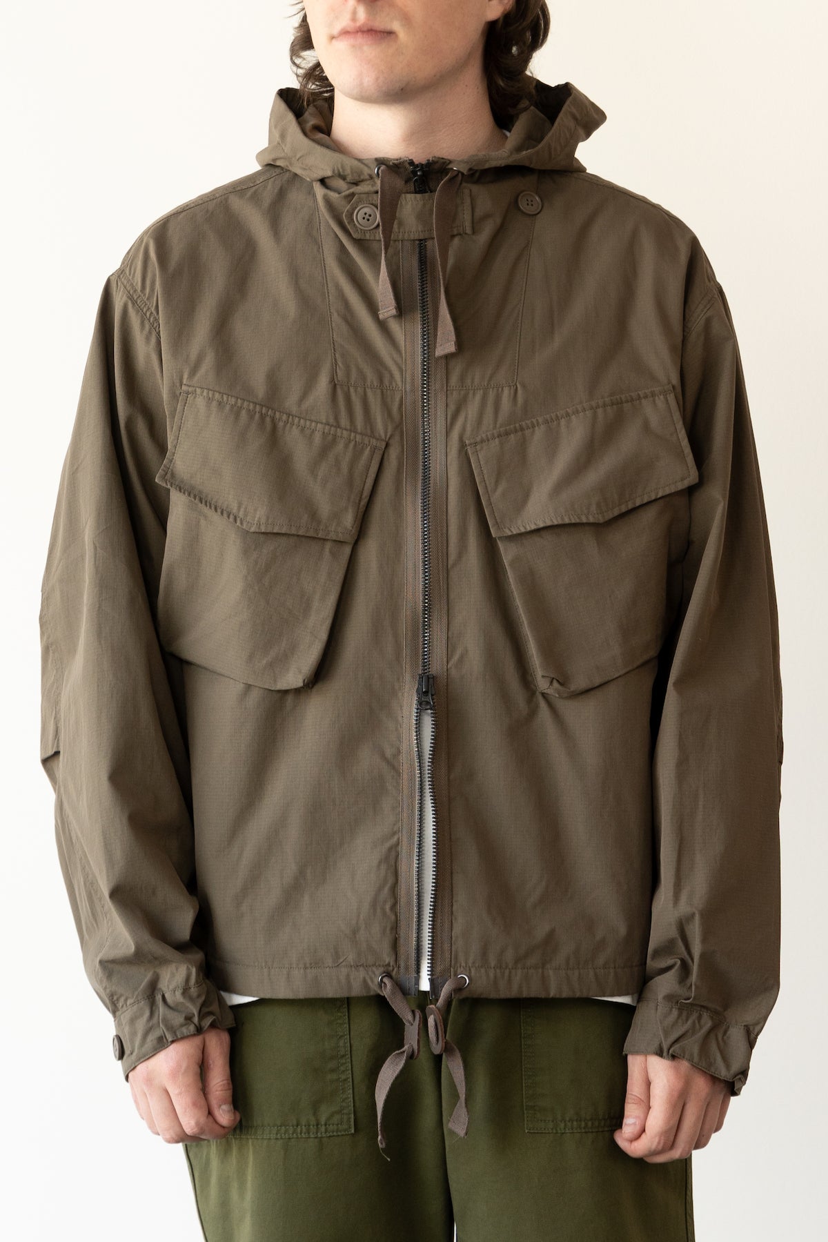 Smock Hooded Parka - Olive