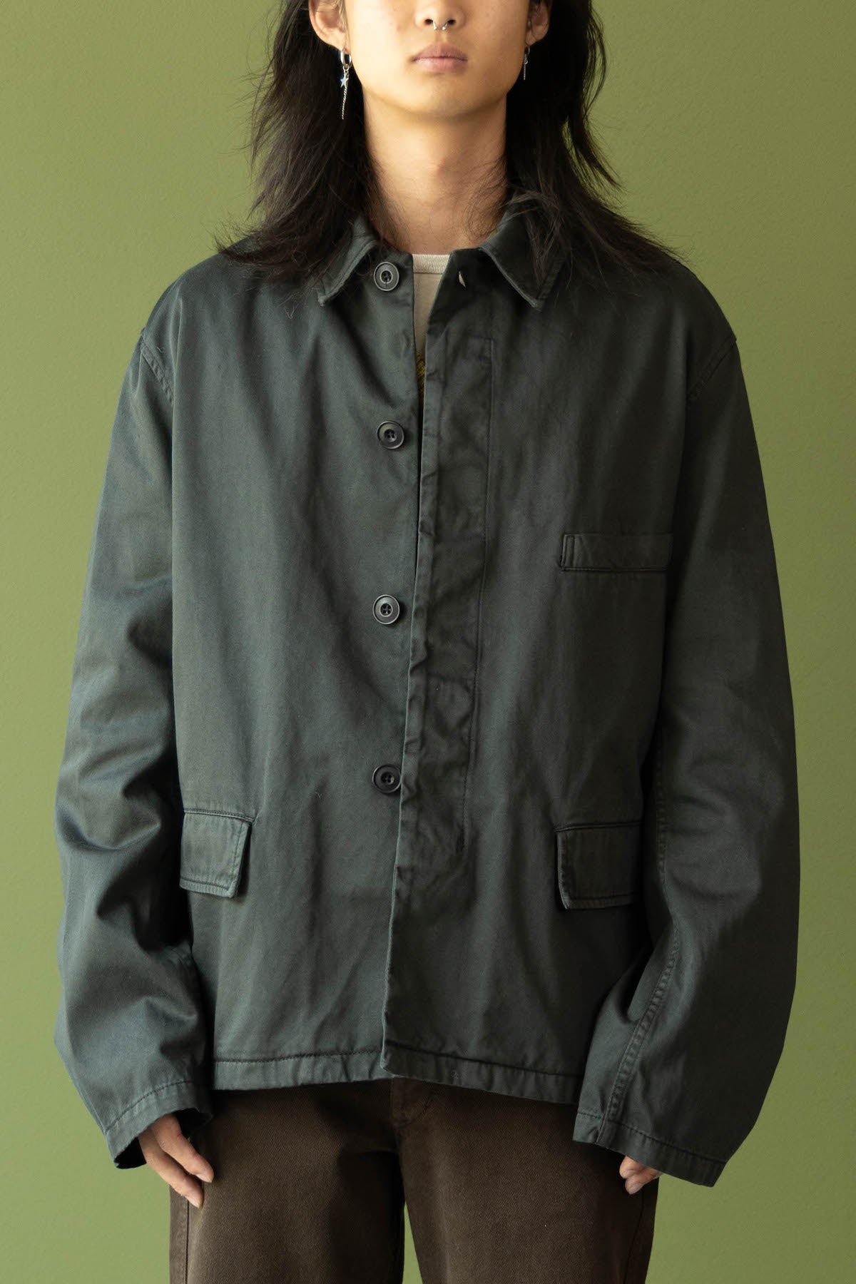 Lemaire - Workwear Jacket - Midnight Green - Canoe Club