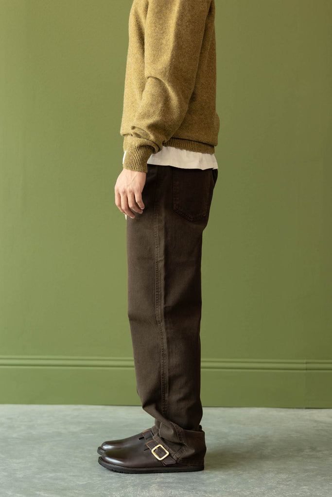 Lemaire - Curved 5 Pocket Pants - Espresso - Canoe Club