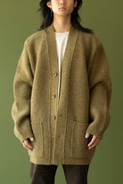 Lemaire - Felted Cardi Coat - Dark Mustard - Canoe Club