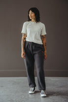 Healthknit - Classic Sweat Gym Pants - Faded Black - Canoe Club