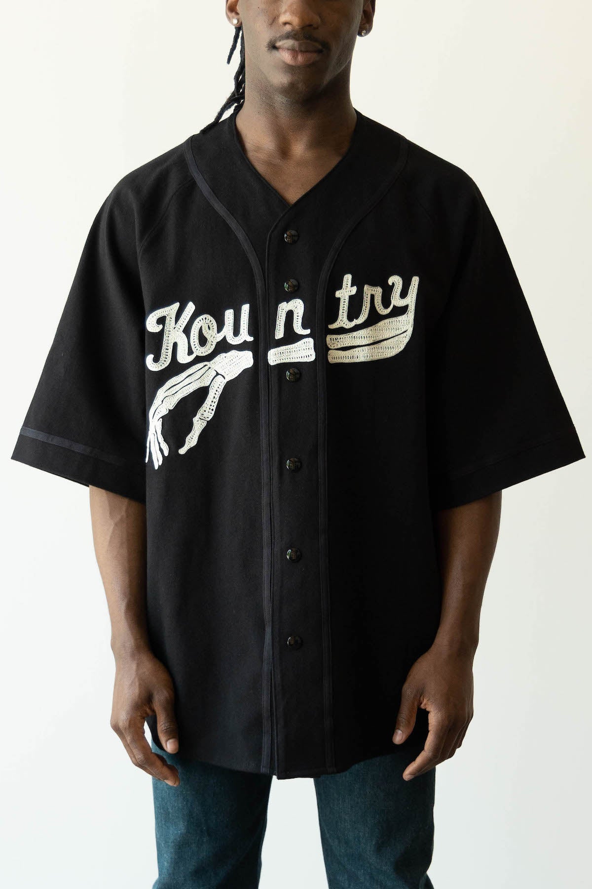 Kapital 16/-Densed Jersey Baseball Shirt