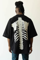 Kapital - 16/-Densed Jersey Baseball Shirt (BONE) - Black - Canoe Club
