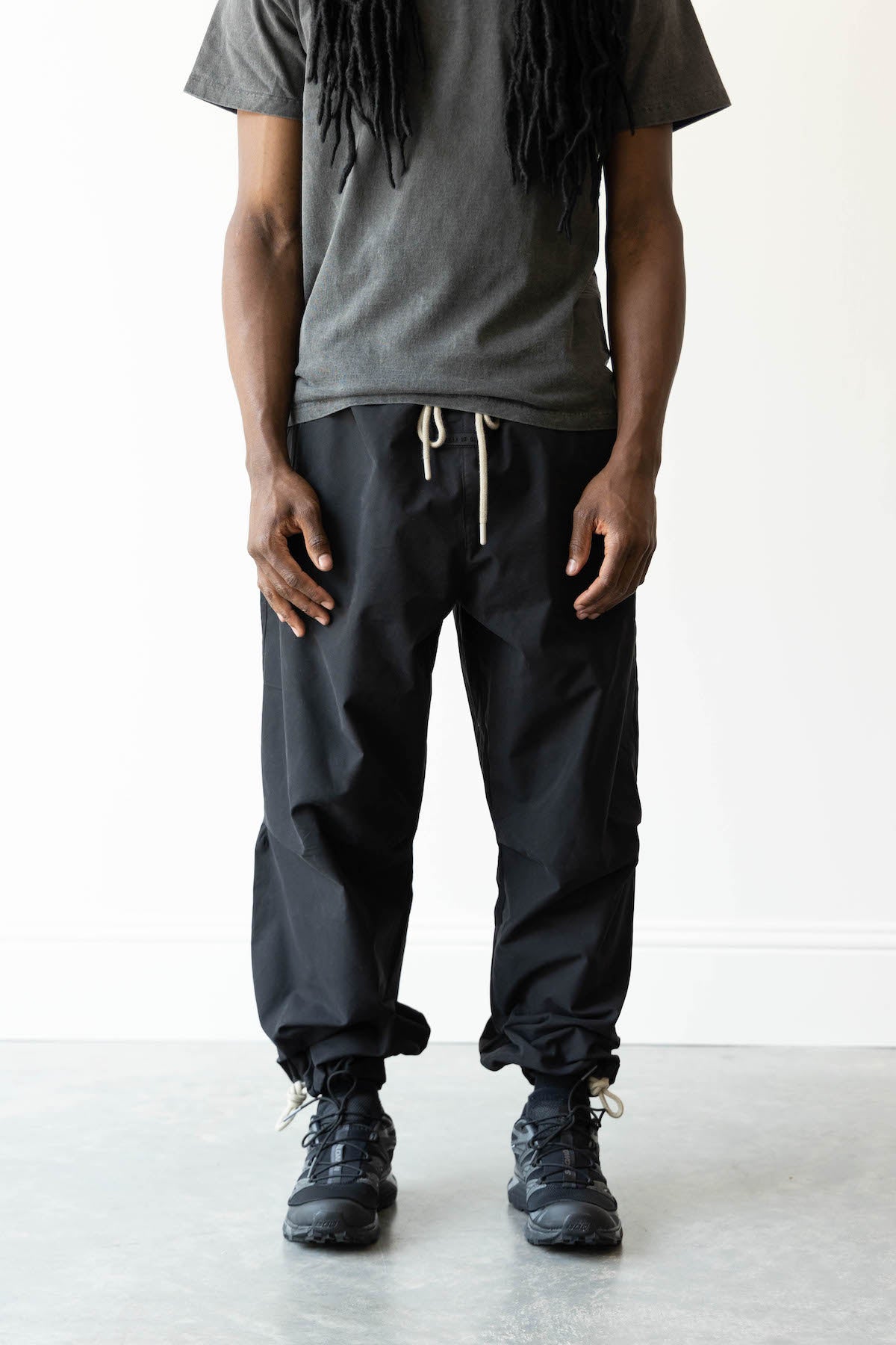 Black Polyester Cargo Pants by Fear of God ESSENTIALS on Sale