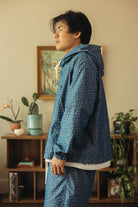 Beams Plus - MIL Smock NYCO Indigo Chambray Discharge Print - Calico - Canoe Club