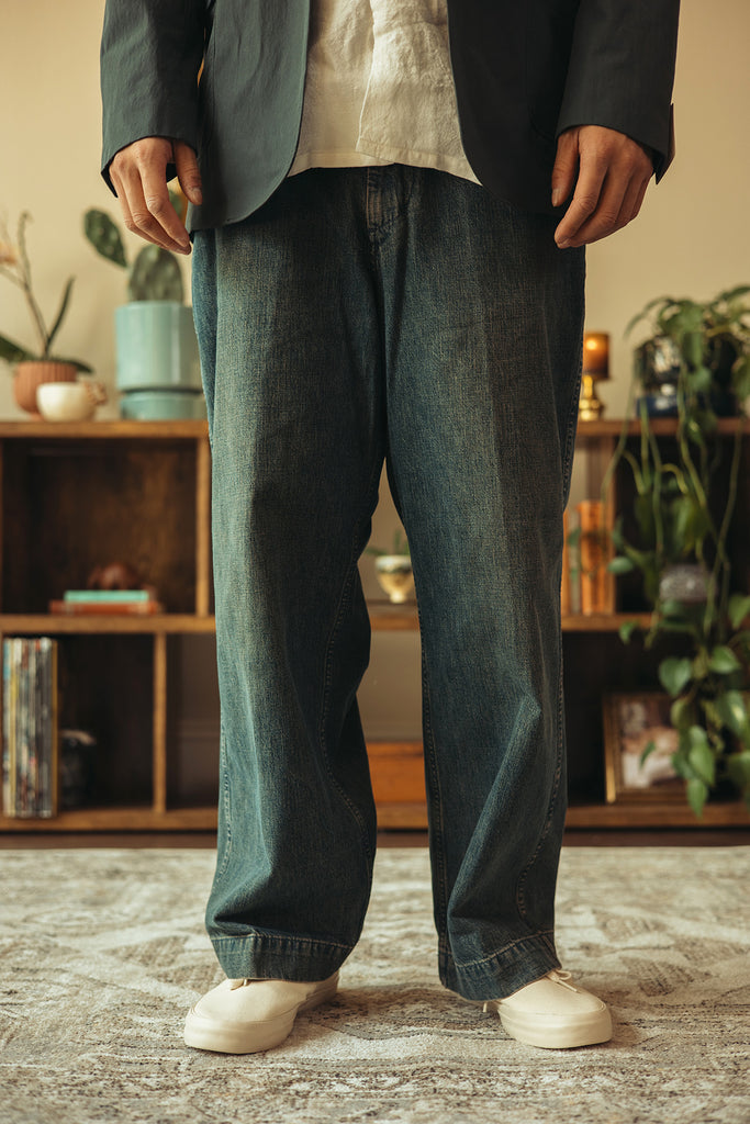 Beams Plus - Denim MIL Trousers Double Dye - Used - Canoe Club