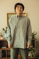 Beams Plus - B.D. Classic-Fit Typewriter Plaid - Green - Canoe Club