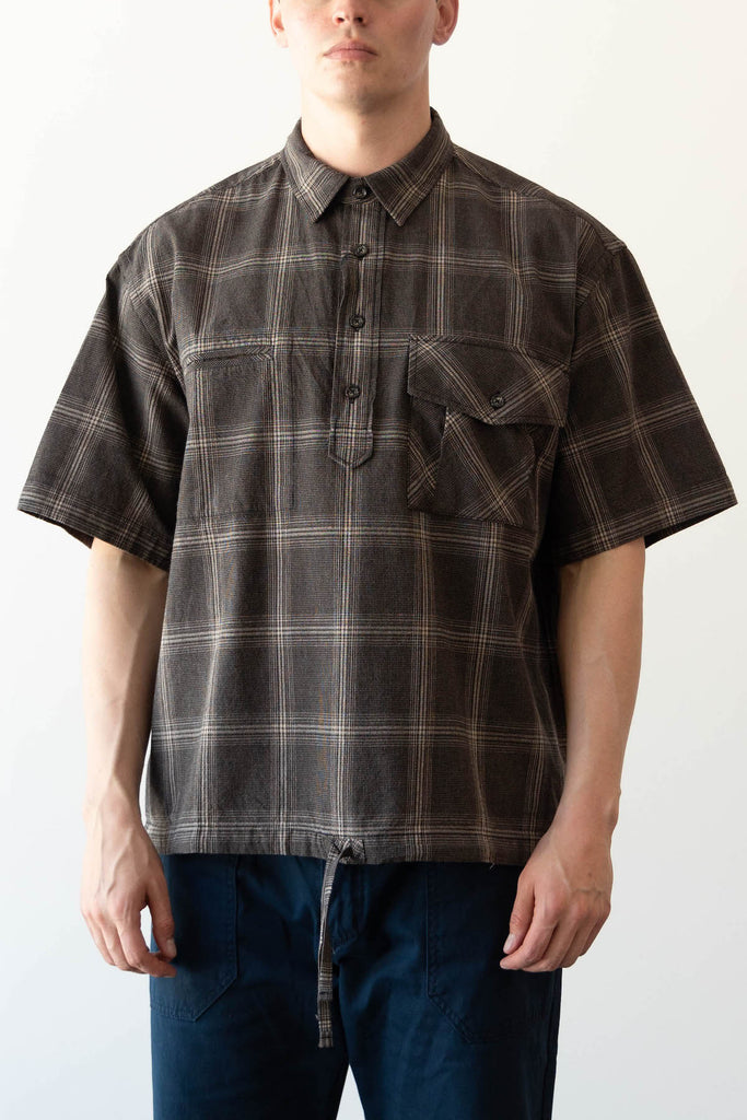 FrizmWORKS - Envelope Pullover Half Shirt - Charcoal - Canoe Club
