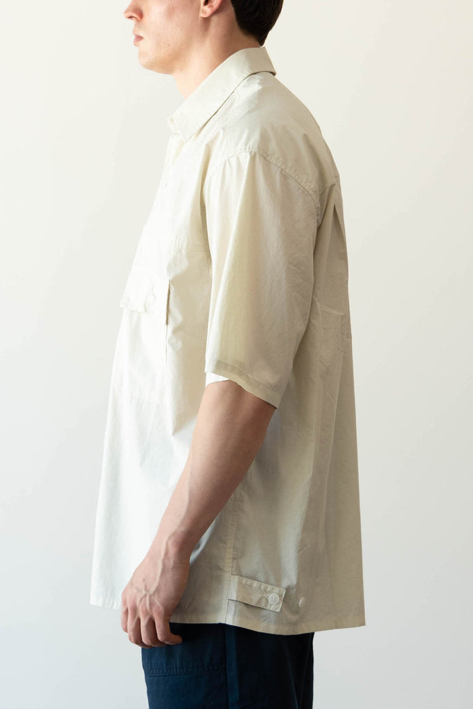 FrizmWORKS - Paper Cotton Trucker Half Shirt - Ivory - Canoe Club