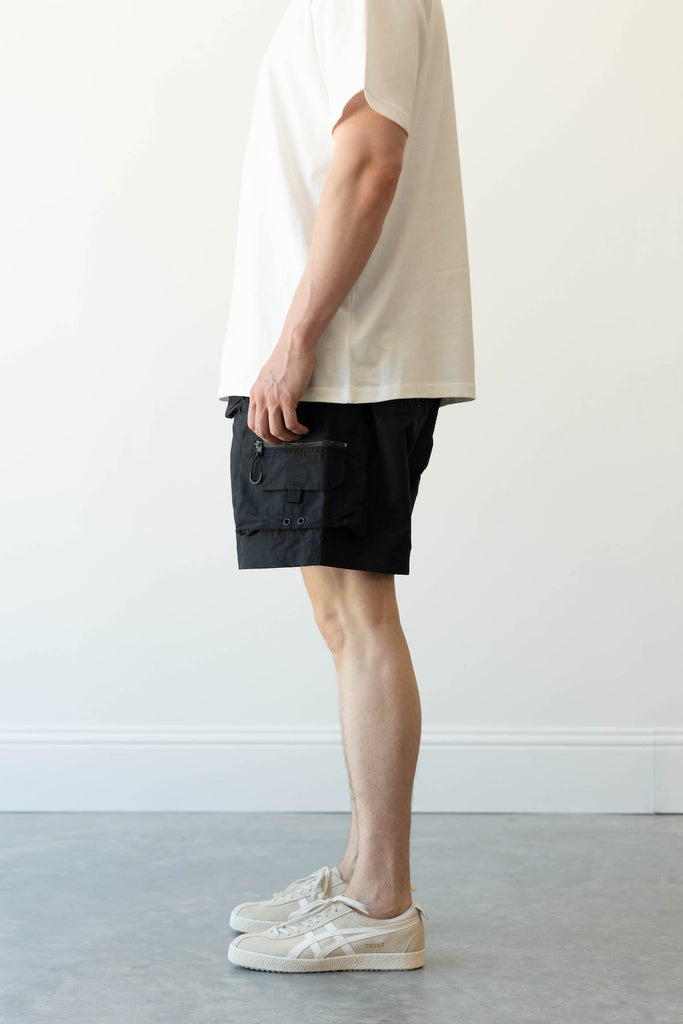 FrizmWORKS - Nyco Utility Cargo Shorts - Black - Canoe Club