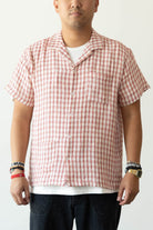 Harago - Textured Cotton Shirt - Red/White - Canoe Club