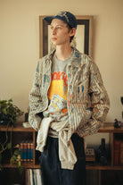 Kapital - TOP Jersey Crew T (BUSTER PECKISH BOWY) - Grey - Canoe Club
