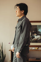 Herill - Bedford Cord Jacket - Gray - Canoe Club