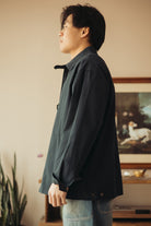 Herill - Egyptian Cloth Windbay Jacket - Navy - Canoe Club