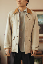 Niceness - Loran Herringbone Hunting Jacket - Khaki - Canoe Club