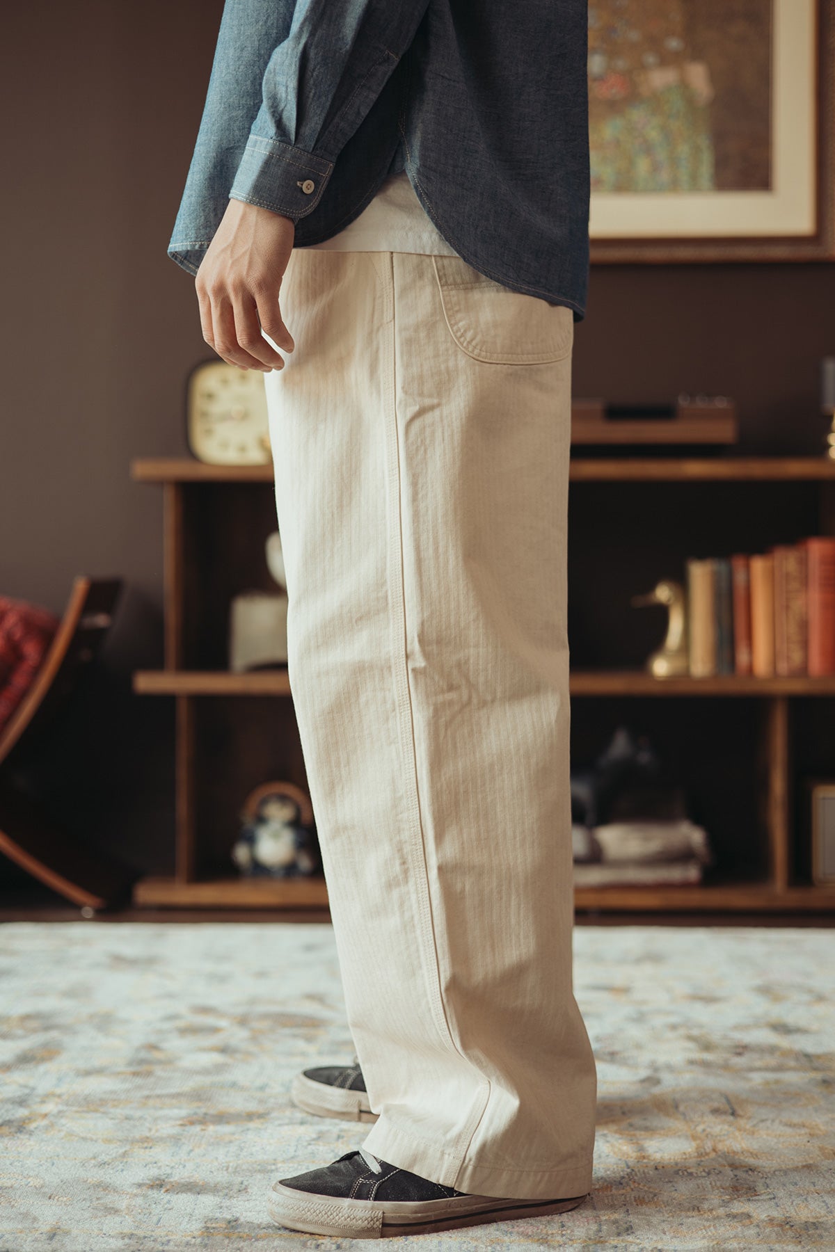 Ordinary Fits - Bell Pants - Ecru - Canoe Club