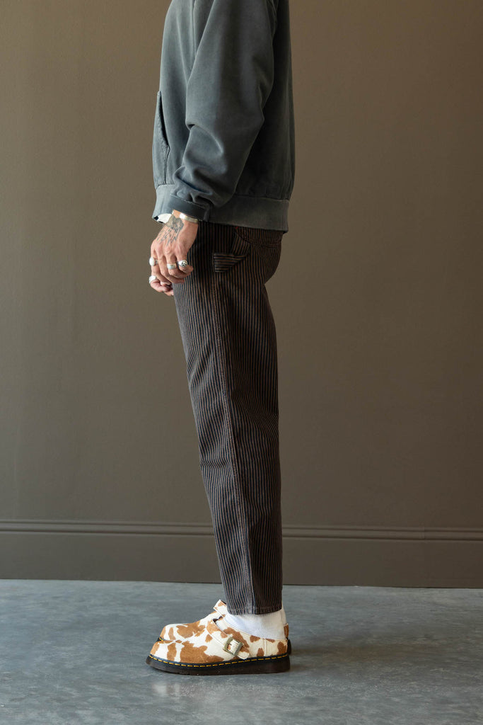 RE/DONE - Modern Painter Pant - Brown Hickory Stripe - Canoe Club