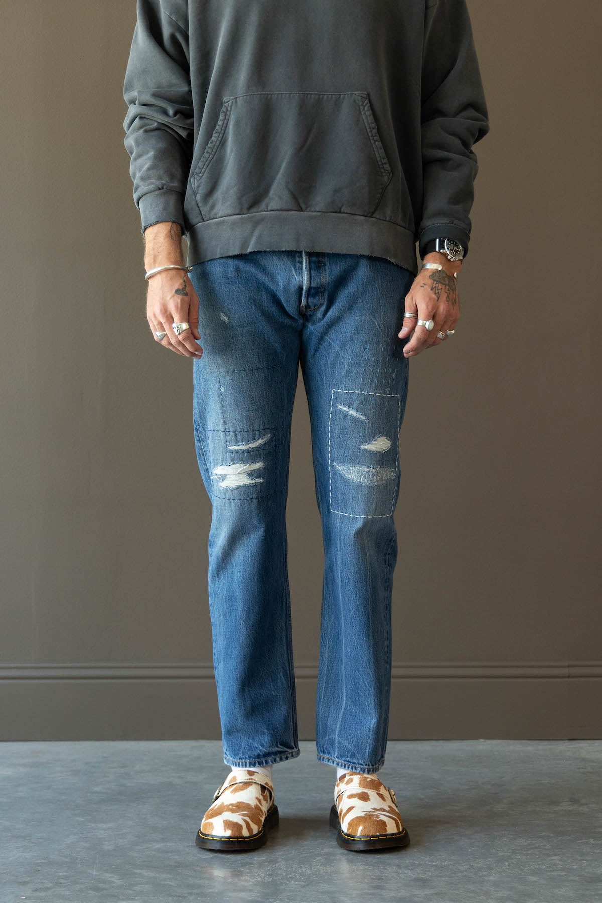 RE/DONE - Sashiko 501 - Vintage Indigo - Canoe Club