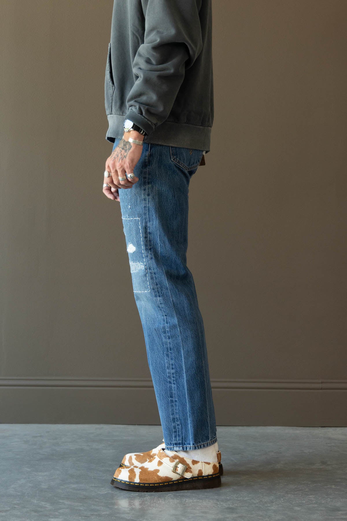 RE/DONE - Sashiko 501 - Vintage Indigo - Canoe Club