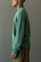 Marni - Dishevelled Cotton Sweater - Green - Canoe Club