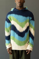 Marni - Blue Cotton Jumper with Hood - Powder Blue - Canoe Club