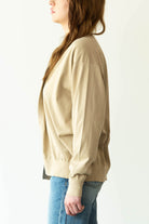 Auralee - Super High Gauge Cotton Knit Cardigan - Beige - Canoe Club