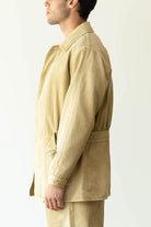 Auralee - Finx Natural Gabardine Product Dyed Blouson - Beige - Canoe Club